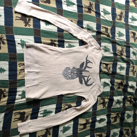 Fall for me Deer American Eagle long sleeve shirt - Picture 3 of 6